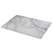 白い大理石の質 カッティングボード (角)