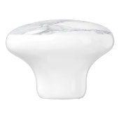 白い大理石の質 セラミックノブ (側面)