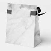 白い大理石ギフトボックス フェイバーボックス (裏面サイド)