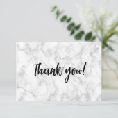 白い大理石サンキューカード サンキューカード (スタンド正面)