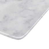 白い大理石テクスチャ カッティングボード (角)