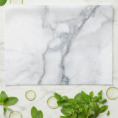 白い大理石テクスチャ キッチンタオル (折り畳み)