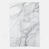 白い大理石テクスチャ キッチンタオル (縦)