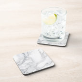 白い大理石テクスチャ コースター (右側)