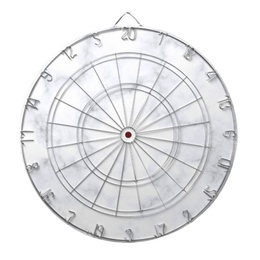 白い大理石テクスチャ ダーツボード (正面)