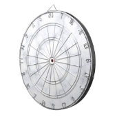 白い大理石テクスチャ ダーツボード (正面右)