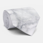 白い大理石テクスチャ ネクタイ (ロール)