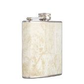 白い大理石テクスチャ フラスク (右)