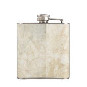 白い大理石テクスチャ フラスク (裏面)