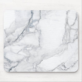 白い大理石テクスチャ マウスパッド