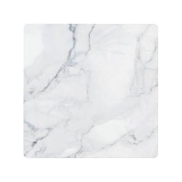 白い大理石テクスチャ メタルプリント