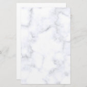 白い大理石テクスチャ 便箋 (正面/裏面)