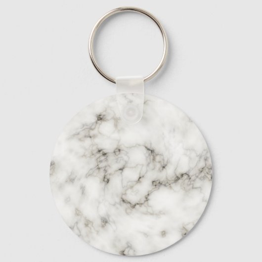 白い大理石 キーホルダー (正面)