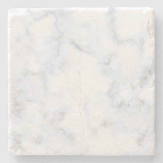 白い大理石 ストーンコースター (正面)