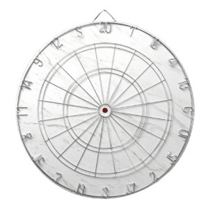 白い大理石 ダーツボード
