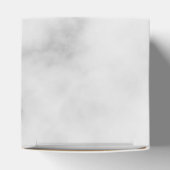 白い大理石(モノグラムパーソナライズされたと名前あり) フェイバーボックス (上部)