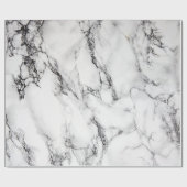 白い大理石 ラッピングペーパー (フラット)