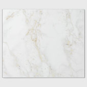 白い大理石 ラッピングペーパー (フラット)