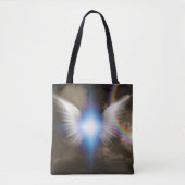 白い天使の翼 トートバッグ (正面)