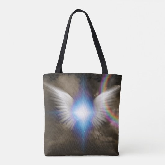 白い天使の翼 トートバッグ (裏面)