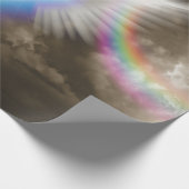 白い天使の翼 ラッピングペーパー (角)