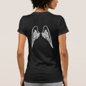 白い天使の翼 Tシャツ (裏面)