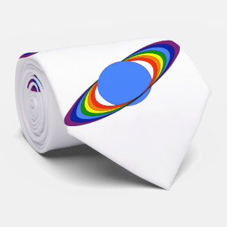 白い天文学者のための虹土星Neckte ネクタイ