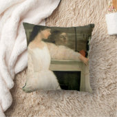 白い女の子；白のシンフォニーNo 2 クッション (ブランケット)