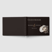 白い女性のカーボーイ帽子（花あり） ゲストブック (全面)