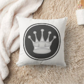 白い女王の駒 クッション (ブランケット)