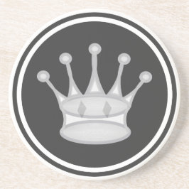 白い女王の駒 コースター