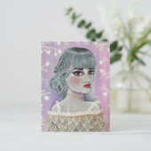 白い女王 ポストカード (スタンド正面)