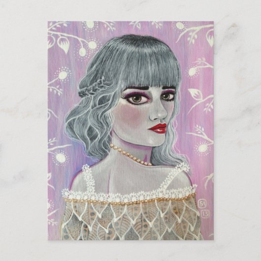 白い女王 ポストカード (正面)