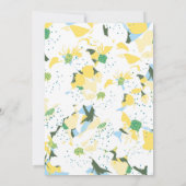 白い妖精のおとぎ話，ブライダルシャワー,フローラ 招待状 (裏面)