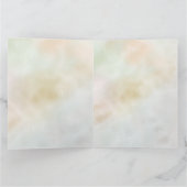 白い妖精のドロップレット1st誕生日カード カード (内部)