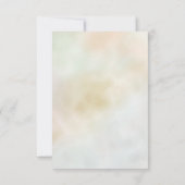 白い妖精のドロップレット1st誕生日カード カード (裏面)