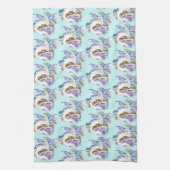 白い妖精のネコ キッチンタオル (縦)