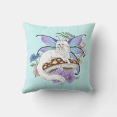 白い妖精のネコ クッション (裏面)