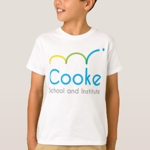 白い子供のCookeの長袖のワイシャツ Tシャツ