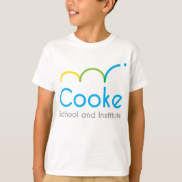白い子供のCookeのTシャツ Tシャツ