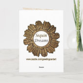 白い子犬の母の日カード|写真テンプレート カード (裏面)