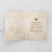 白い子犬の母の日カード|写真テンプレート カード (内部)