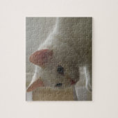 白い子猫のパズル ジグソーパズル (縦)