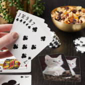 白い子猫遊のカード。 トランプ (インサイチュ)