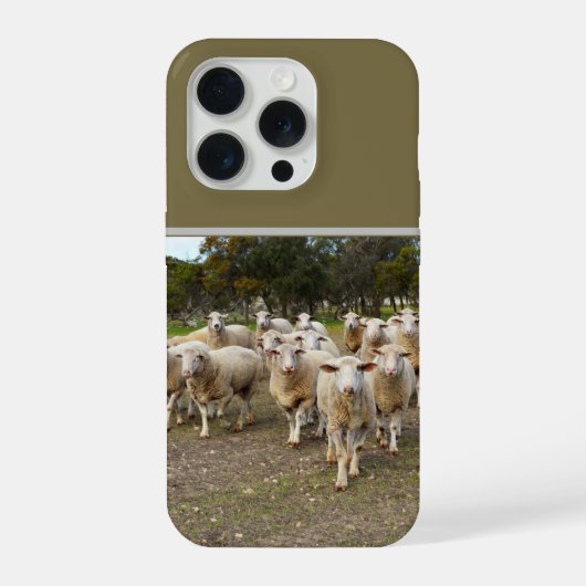 白い子羊たち、 iPhoneケース (裏面)