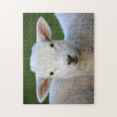 白い子羊 ジグソーパズル (縦)