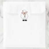 白い子羊 ラウンドシール (バッグ)