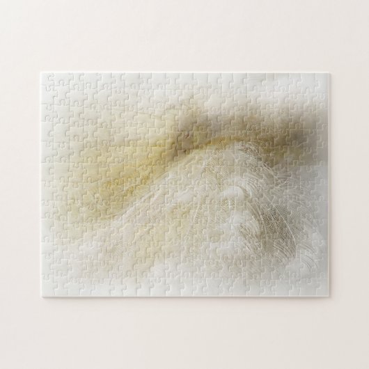 白い孔雀のジグソーパズル ジグソーパズル (横)