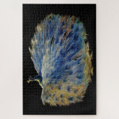 白い孔雀 ジグソーパズル (縦)