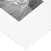 白い家族の最高のギフトはコラージュ写真 ミディアムテーブルランナー (コーナー)